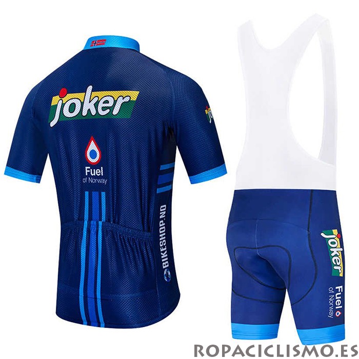2020 Maillot Joker Fuel Tirantes Mangas Cortas Azul